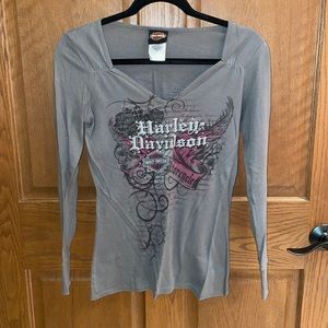 Harley-Davidson Long Sleeve Shirt - Size S